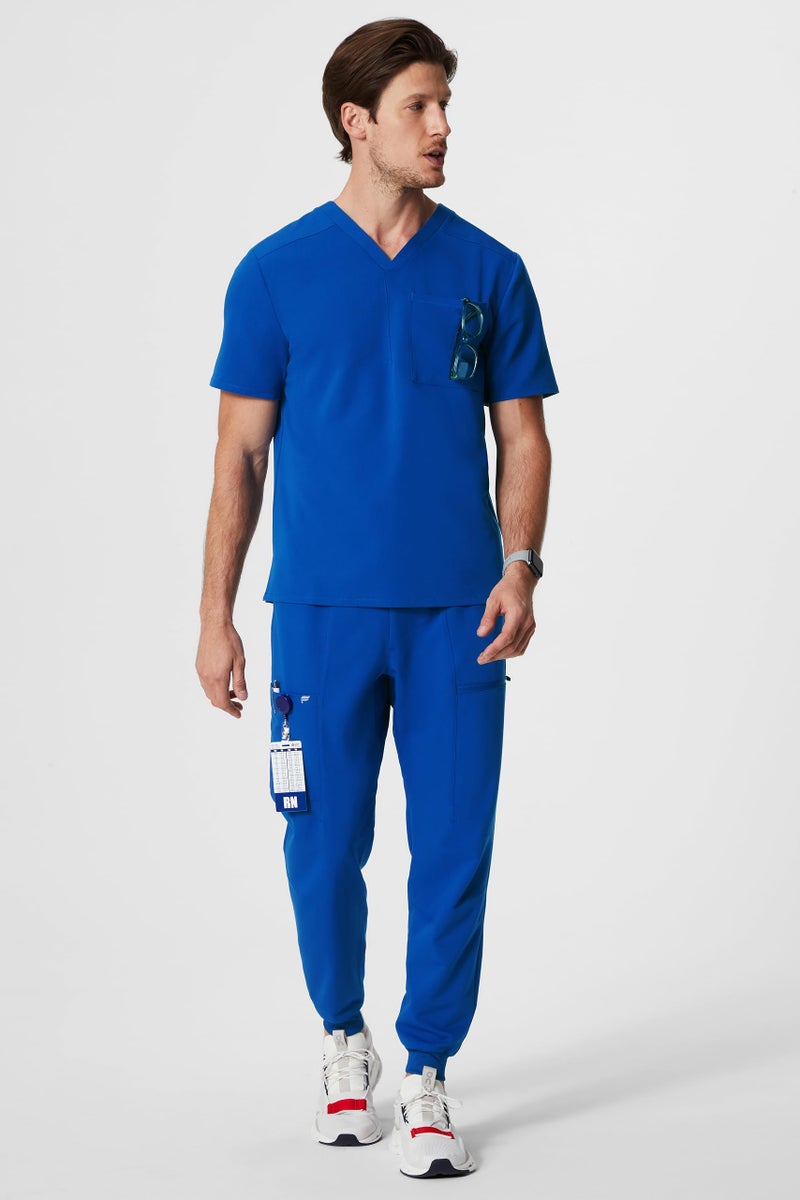 Fabletics Men's All-Shift 5-Pocket Scrub Jogger - MotionTech, 4-Way Stretch, Pocket-Packed, Lightweight, Semi-Slim Fit, 4X / Short 26 in | 26, Royal Blue - Image 5