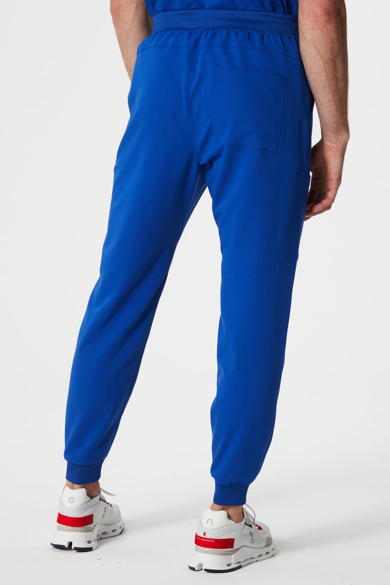 Fabletics Men's All-Shift 5-Pocket Scrub Jogger - MotionTech, 4-Way Stretch, Pocket-Packed, Lightweight, Semi-Slim Fit, 4X / Short 26 in | 26, Royal Blue - Image 2
