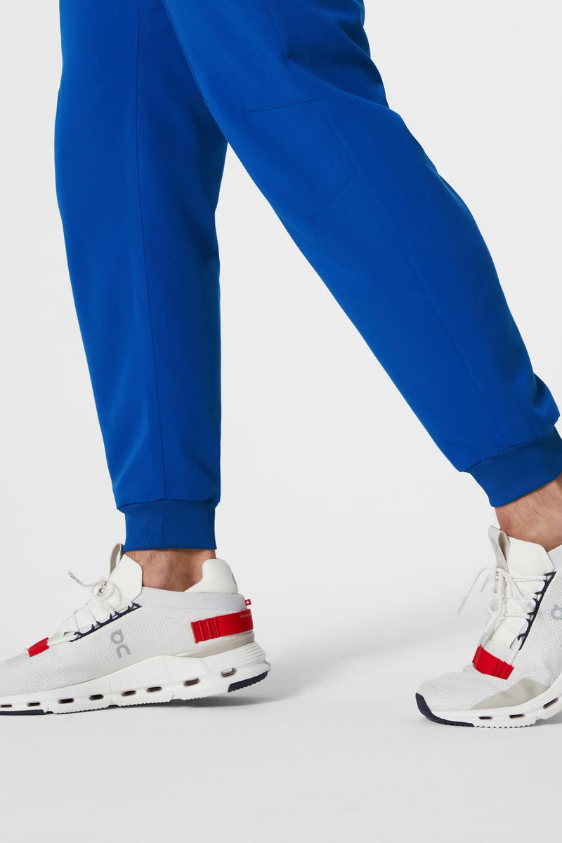 Fabletics Men's All-Shift 5-Pocket Scrub Jogger - MotionTech, 4-Way Stretch, Pocket-Packed, Lightweight, Semi-Slim Fit, 4X / Short 26 in | 26, Royal Blue - Image 4