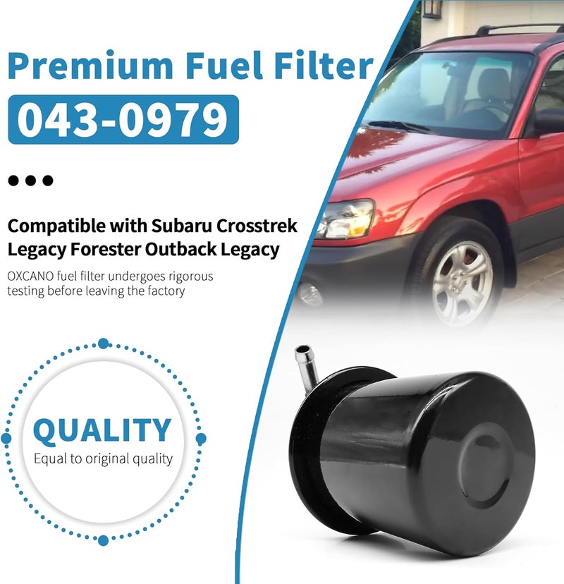OXCANO Premium Fuel Filter 043-0979 F54668 for Subaru Models 1990-2005 - Image 3