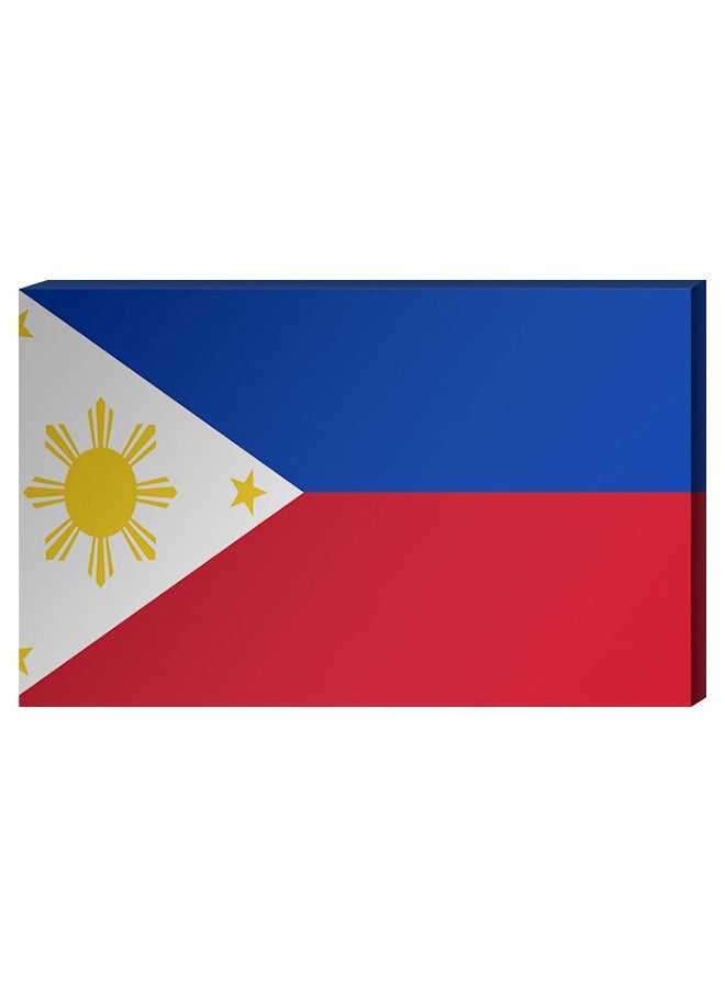 RYN Filipino Flag Wall Decor Painting With Inner Frame Multicolour 40 x 60centimeter - Image 2