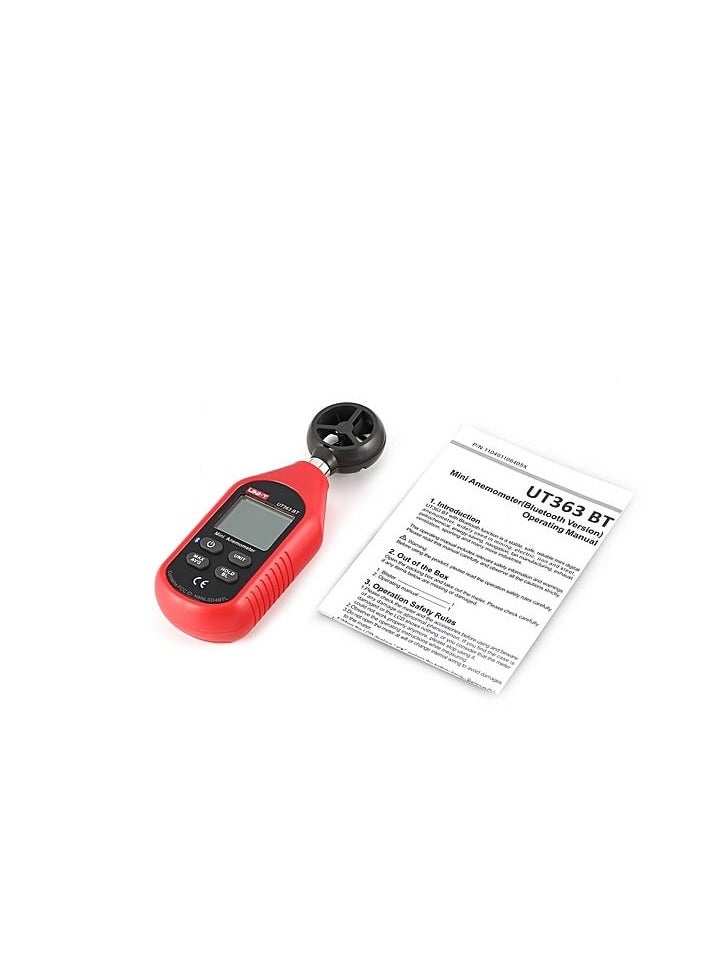 UNI-T UT363BT Bluetooth Mini Digital Anemometer (Wind Speed & Temp) - Image 2