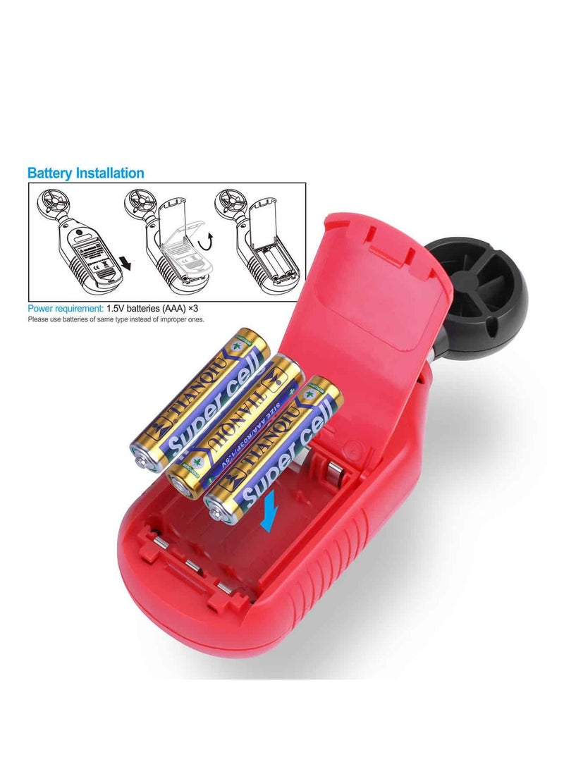 UNI-T UT363BT Bluetooth Mini Digital Anemometer (Wind Speed & Temp) - Image 3