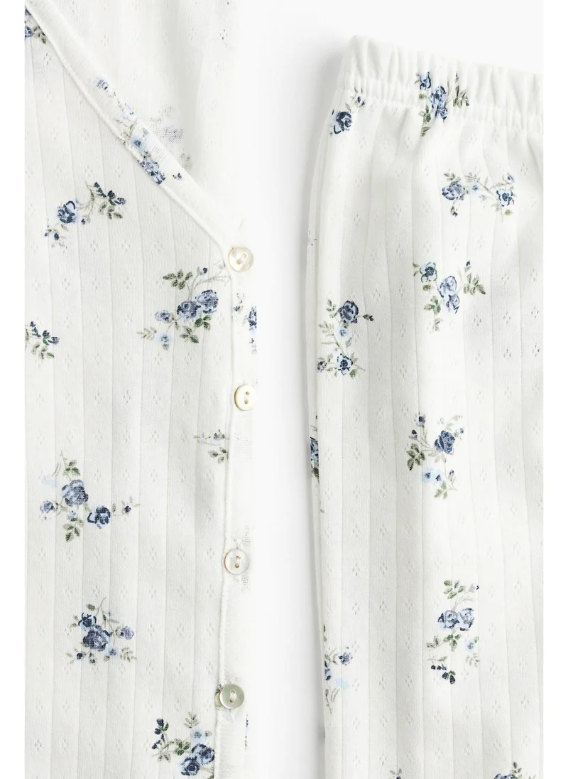 H&M MAMA Pointelle pyjamas