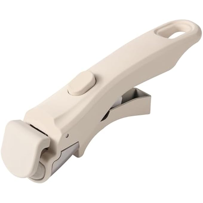 وايونا مقبض قابل للإزالة للأواني والمقالي، مقبض مقلاة عالمي قابل للفصل، بديل مقاوم للحرارة، بلاستيك، فولاذ مقاوم للصدأ، سيليكون، كريمي، أبيض - Image 1