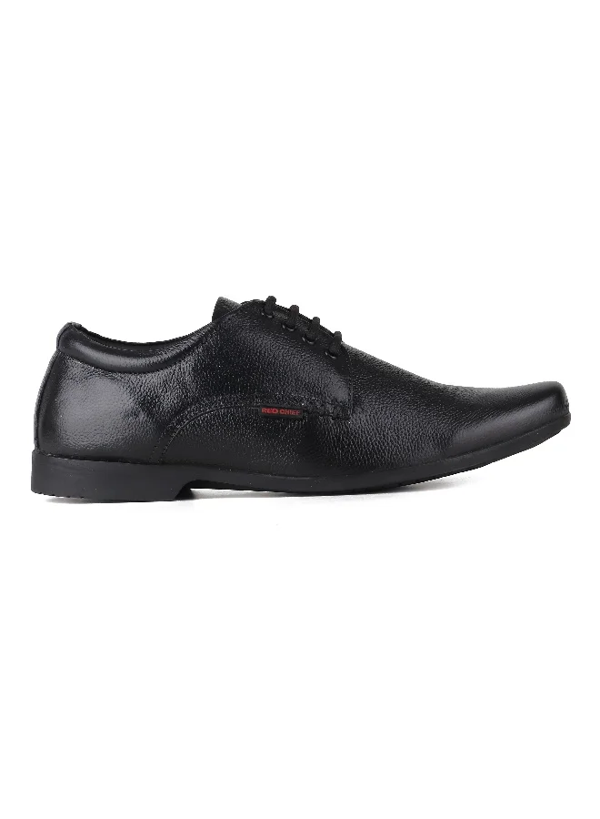 Red Chief Black Low Ankle Lace Up Formal Shoe - Rc3455 001