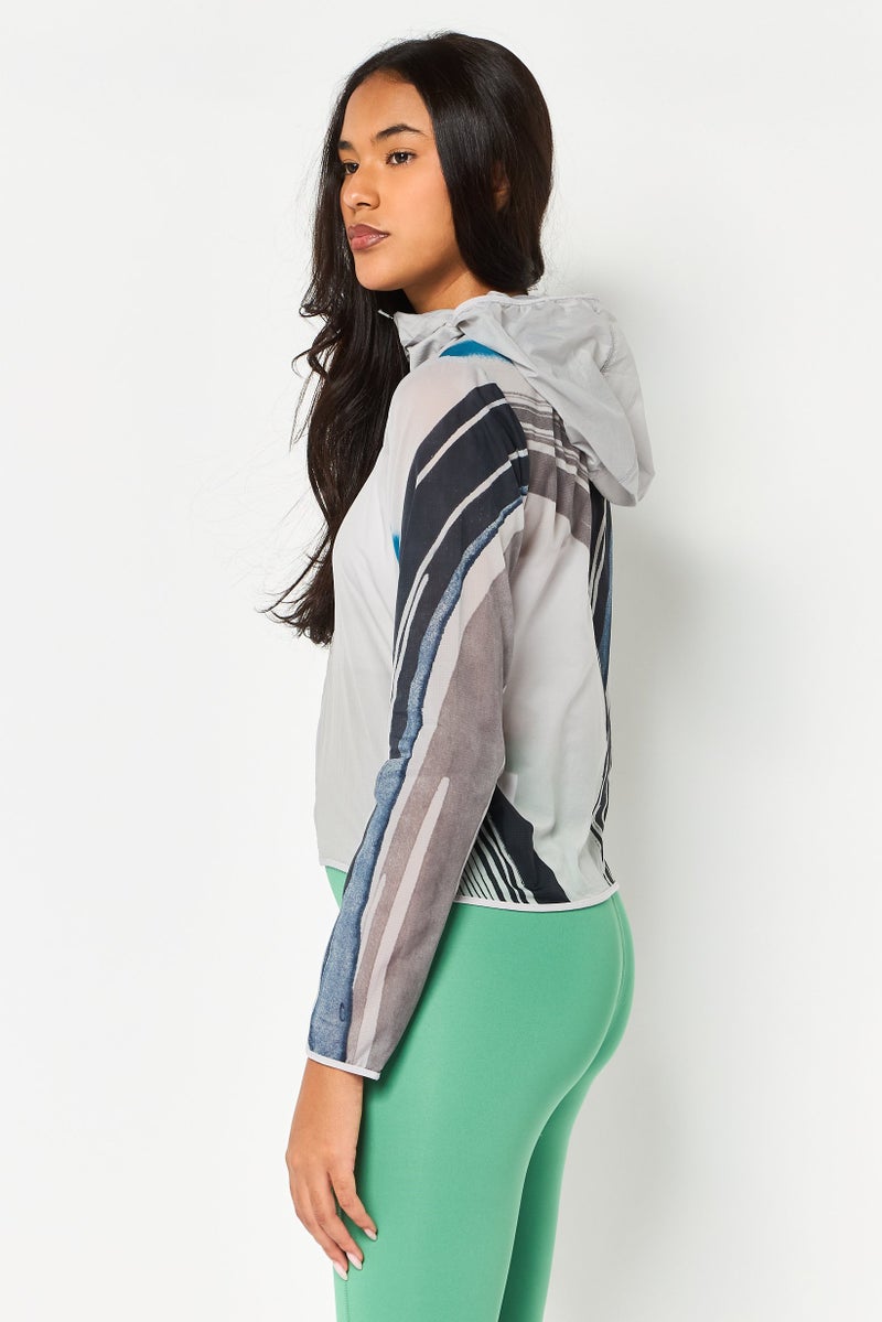 Nike جاكيت تدريب نسائي بكم طويل وقصة قياسية، متعدد الألوان - Image 3