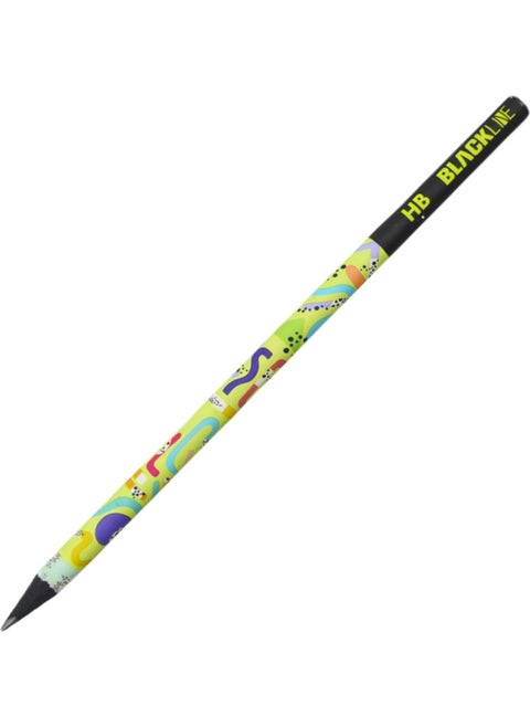 Blackline Mosaic Round Hb Pencil 1 Piece