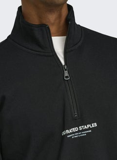 Only & Sons Onscurated  Half Zip Sweatshirt  - Image 3