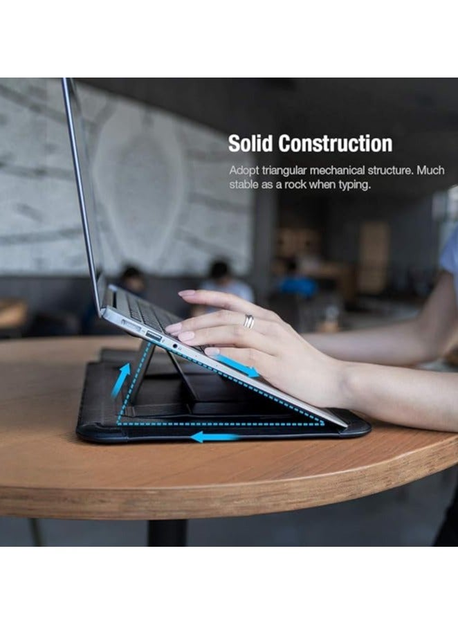 Nillkin 13-14 inch Computer Bag with 2 Adjustable Angle Laptop Stand for MacBook Pro/Air 13,Dell,Chromebook,Surface Book, iPad Pro 12.9, Laptop Sleeve Case with Laptop Stand and Mouse Pad, Black - Image 5