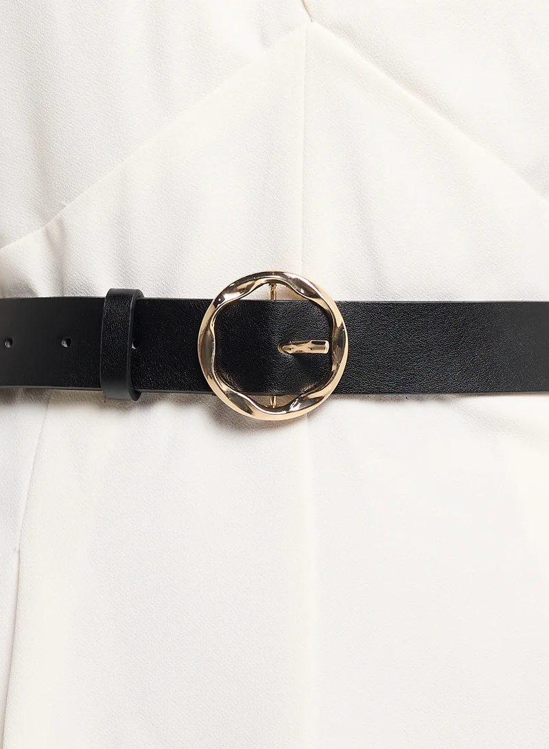 ELLA Round Buckle Belt