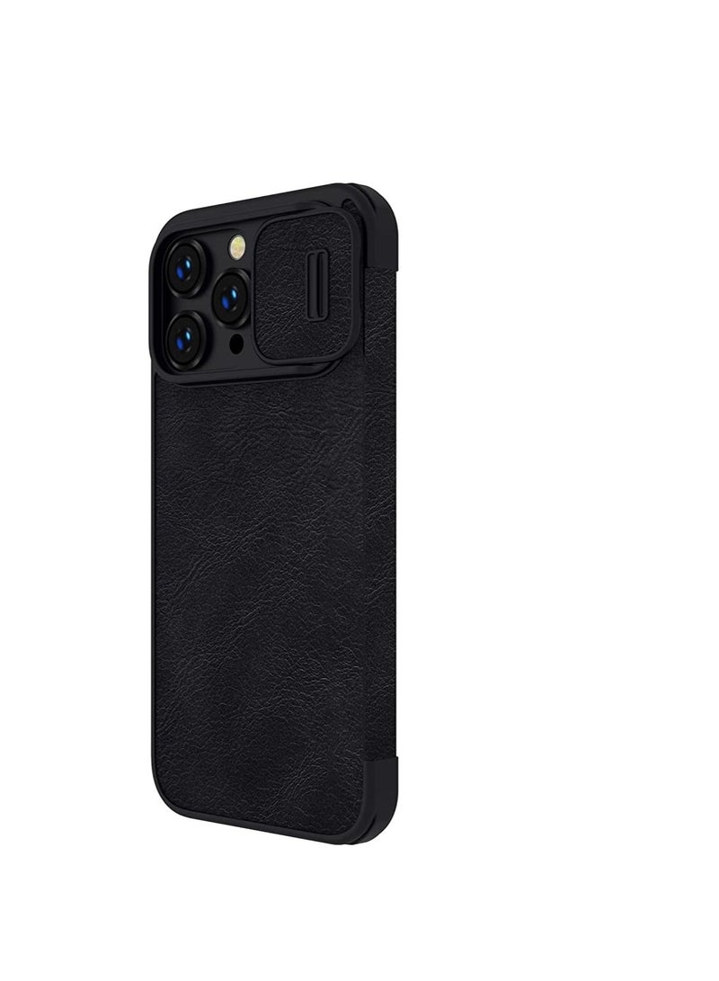 Nillkin Qin Pro Leather Case Apple iPhone14 Max 6.7 2022-Black - Image 1