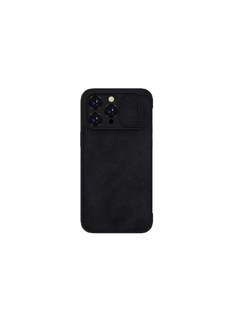 Nillkin Qin Pro Leather Case Apple iPhone14 Max 6.7 2022-Black - Image 2