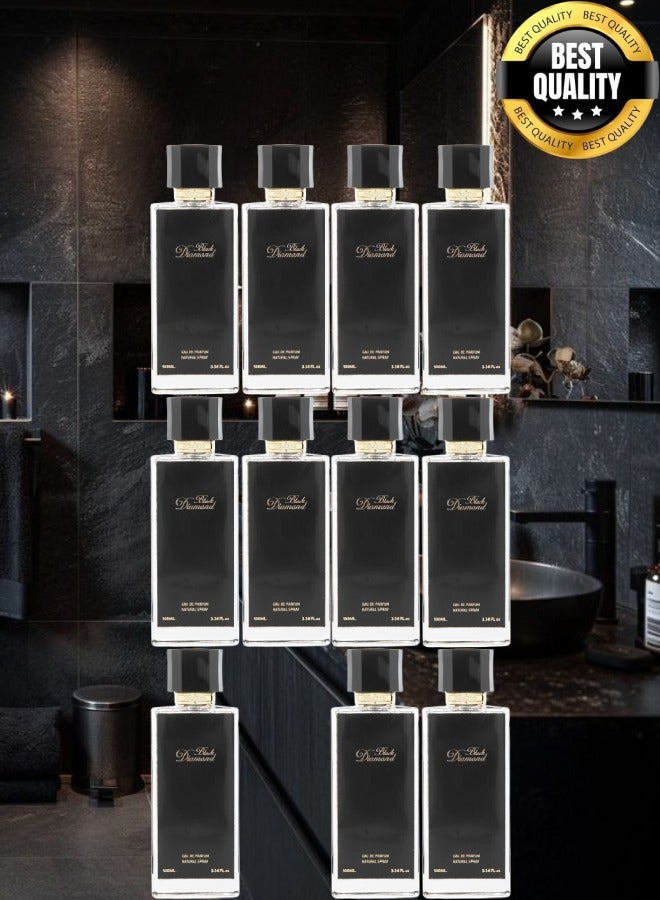 Banafa 11 Pieces Black Diamond Perfume Spray - Image 1