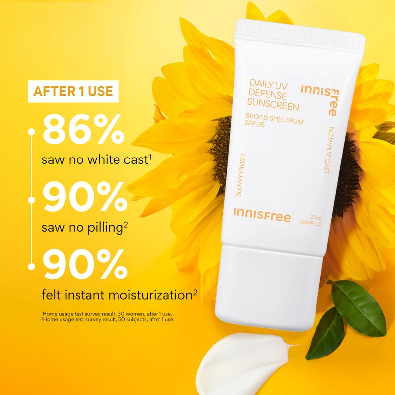 innisfree مجموعة إنيسفري للتفتيح والحماية، مجموعة العناية بالبشرة مع واقي شمس كوري للوجه وسيروم فيتامين C للتألق والإشراق - Image 5