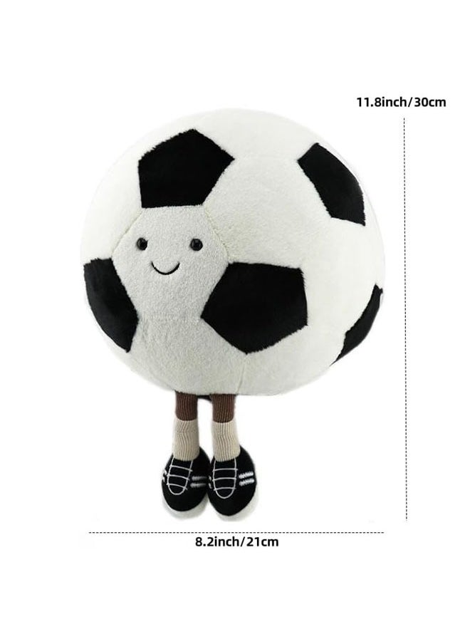 General Cute 11.8 inch Jellycat Football Plush Toy, Soft Plush Sports Pillow, Kids Birthday Gift & Home Decor (Soccer)  - Image 4