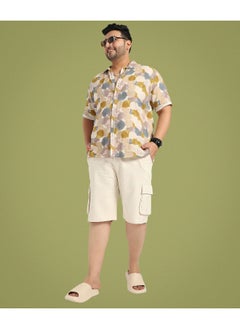 Instafab Plus Men's Multicolour Abstract Print Shirt  - Image 1