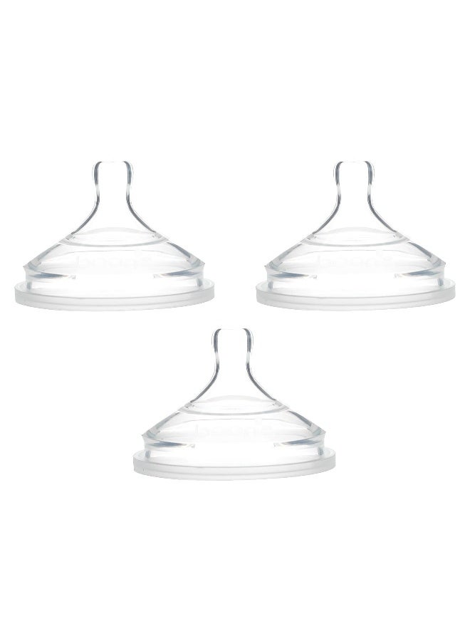 Boon, Nursh, Silicon Nipples, Medium, 3 Months+, 3 Nipples - Image 3