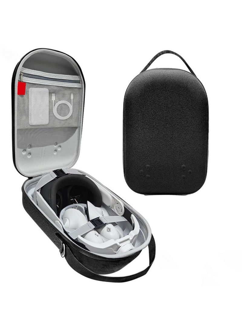 1pcs Storage Case Bag For Meta Quest 3 Portable Carrying Travel Case Hard EVA Storage Box For Meta Quest 3S VR Accessories Black - Image 1