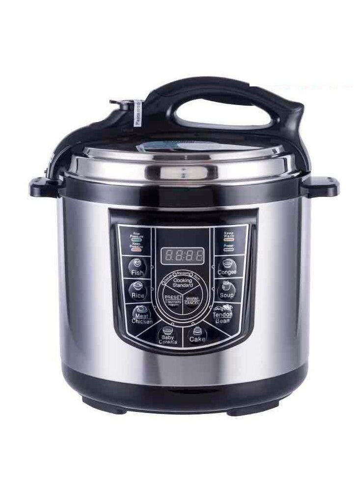 DubaiGallery 10 In 1 Stainless Steel 6L Multifunction Smart Lcd Home Digital Rice Cooker Electric Pressure Cooker  - Image 2