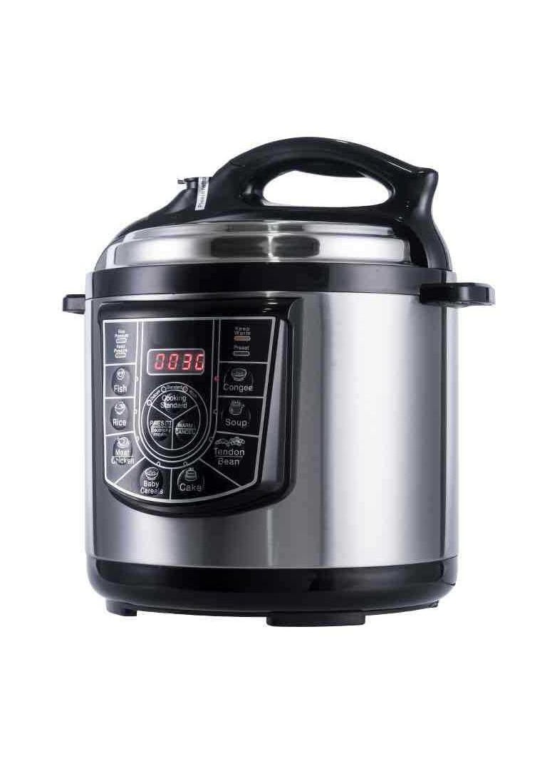 DubaiGallery 10 In 1 Stainless Steel 6L Multifunction Smart Lcd Home Digital Rice Cooker Electric Pressure Cooker  - Image 3