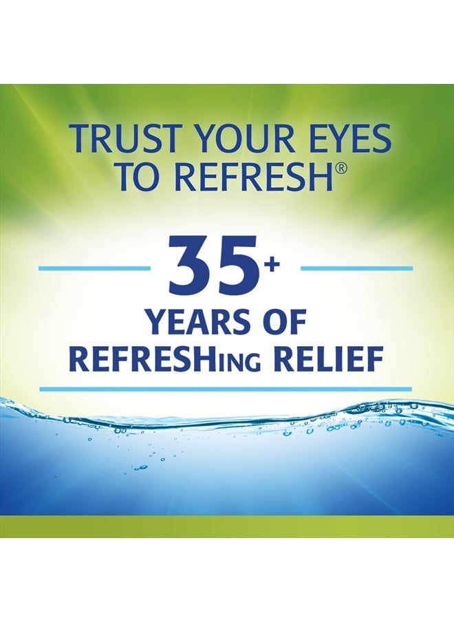 REFRESH - Relieva PF Lubricant Eye Drops, Preservative-Free, 0.01 Fl Oz Single-Use Containers, 30 Count - Image 1