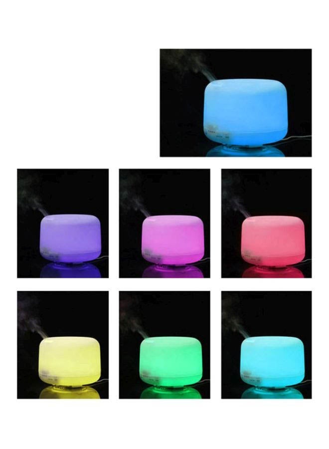 مرطب هواء بالموجات فوق الصوتية مع أضواء LED بـ7 ألوان، أبيض، 125×165 مم - Image 3