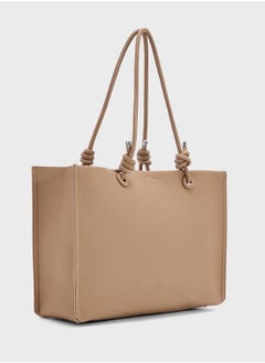 Ginger Knot Detail Large Tote Bag  - Image 4