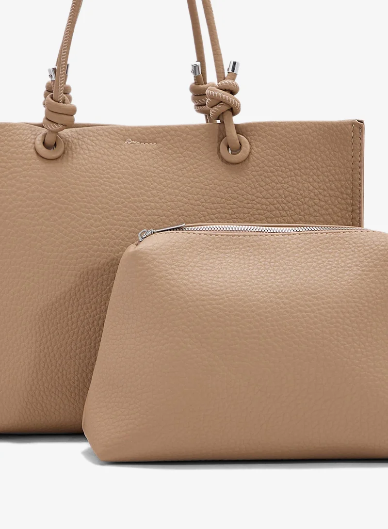 Ginger  Knot Detail Large Tote Bag for Women | Best Price UAE