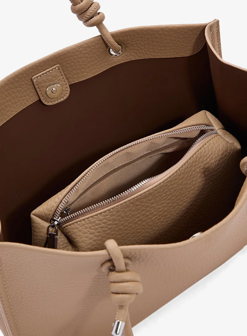Ginger  Knot Detail Large Tote Bag for Women | Best Price UAE
