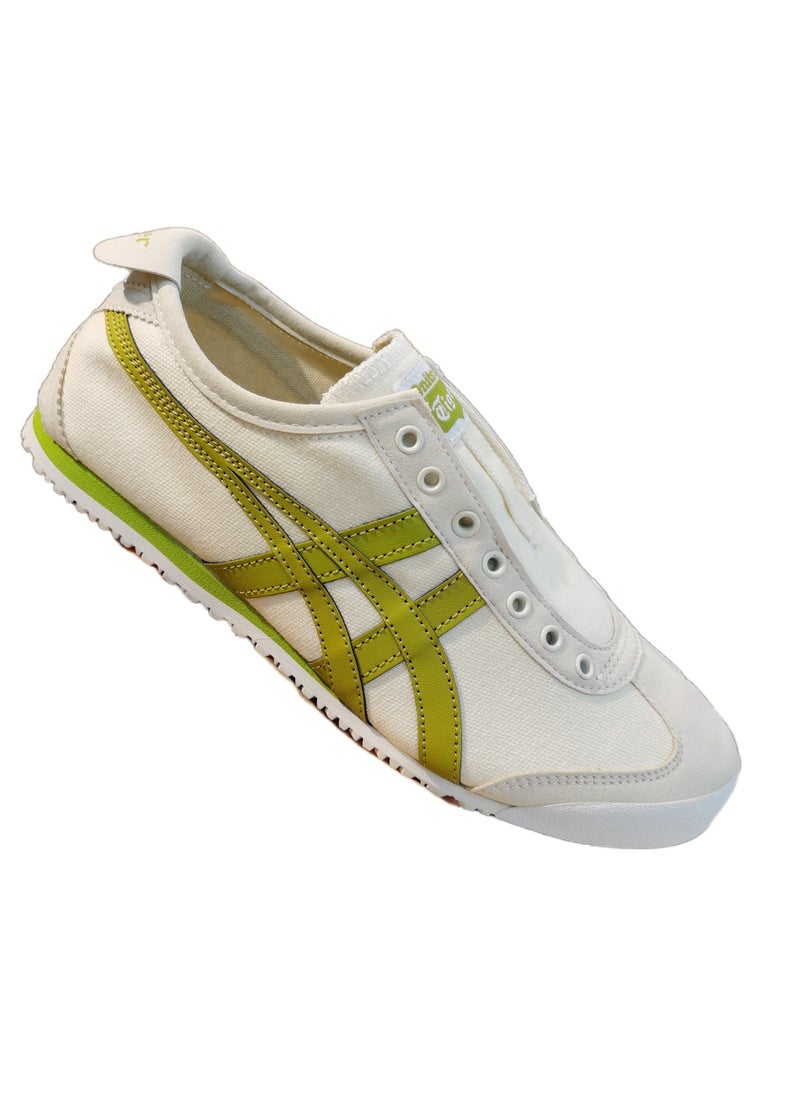 Onitsuka Tiger White and Green MEXICO 66™ SLIP-ON Sneakers  - Image 1
