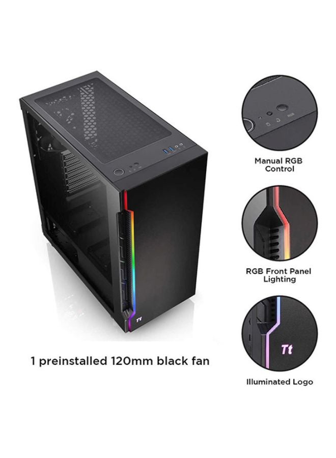 Thermaltake H200 TG RGB Mid Tower Case Black - Image 2