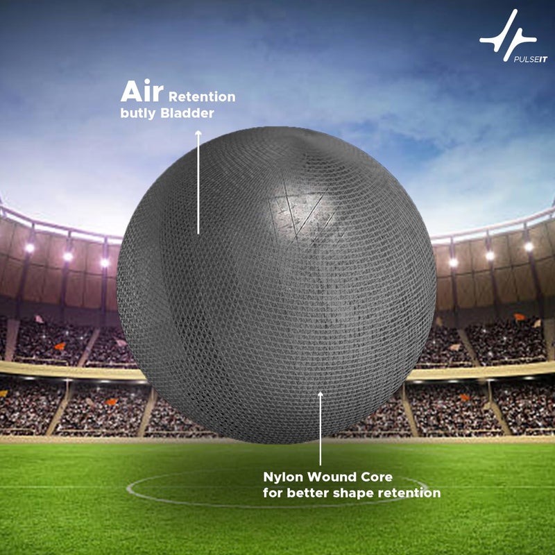 PulseITStrike Football Professional Match Ball Size 5 Stitched Standard Training Football for All Ages, Ideal for Ground, Grass, and Turf Use with Pump and Pin - Image 4