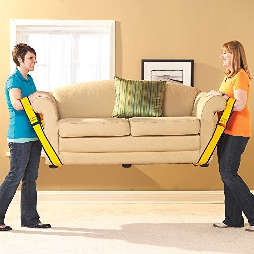 Super Sliders 4520095N 2 Person System to Carry Large Items Easily Pro Lifter Furniture or Appliance Moving Straps - Image 3