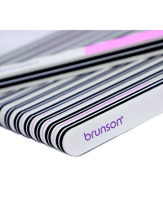 brunson 1 Pieces Nail File, Professional Double Sided Buffer Block Emery Board - QB-311T-1  - Image 3