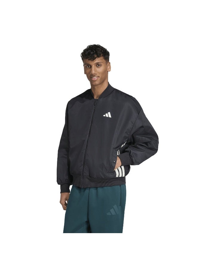 اديداس جاكيت بي ام بي ستاديوم للرجال أسود - Image 2