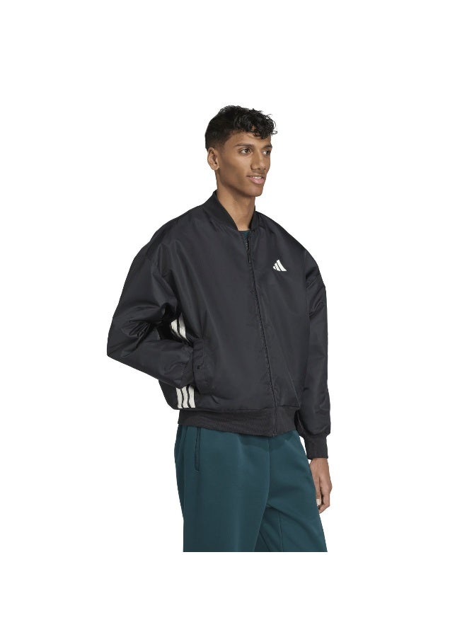 اديداس جاكيت بي ام بي ستاديوم للرجال أسود - Image 4