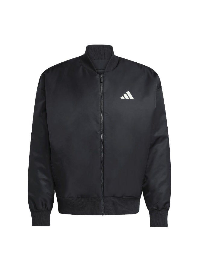 اديداس جاكيت بي ام بي ستاديوم للرجال أسود - Image 1
