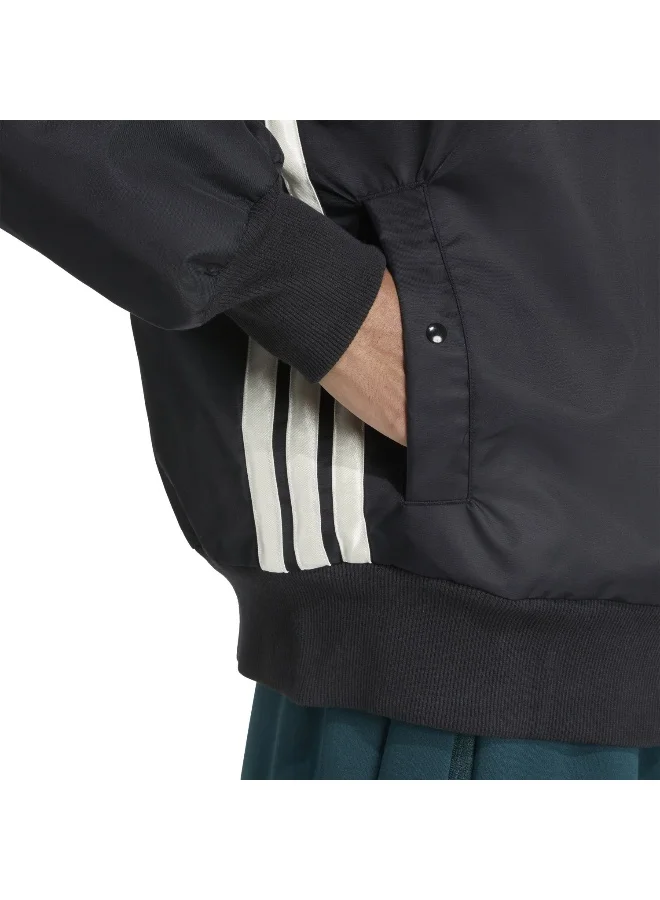 adidas جاكيت بي ام بي ستاديوم للرجال أسود