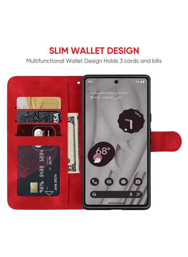 Green Tiger Case For Google Pixel 8 Pro Skin Feel Geometric Lines Leather Phone Case - Image 3