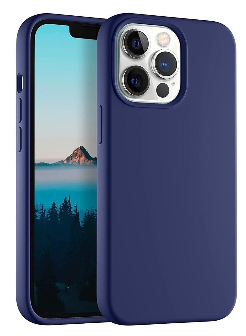 JOMILA Soft Liquid Silicon Case Compatible with iPhone 13 Pro Case Shock-Proof Protective Case Matte Finish Cover designed for iPhone 13 Pro 2021 Blue - Image 1
