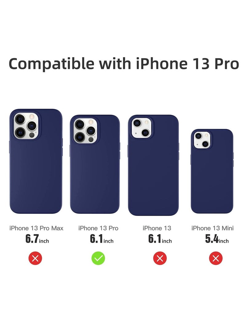 JOMILA Soft Liquid Silicon Case Compatible with iPhone 13 Pro Case Shock-Proof Protective Case Matte Finish Cover designed for iPhone 13 Pro 2021 Blue - Image 5