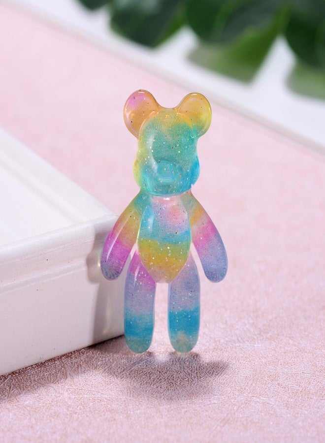 Aesnefe Pocket Bear Hug, Anxiety Relief Gifts, Mental Health Positivity Gift for Men Women, Autism Fidget Gifts, Surgery Worry Gift, Thoughtful Present for School Anxiet, Rainbow Blue - Image 4
