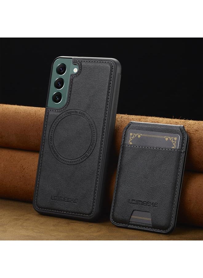 LC.IMEEKE - Case For Samsung Galaxy S21 FE 5G L3 Series Detachable RFID Card Bag Magsafe Phone Case - Image 1