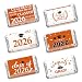 QEYMN Graduation Party Decoration 2025 Graduation Label Stickers 120PCS Congrats Grad Mini Orange Black Candy Wrapper Class Of 2025 Chocolate Bar Sticker Gifts for Graduations Nursing Party Favors Supplies - Image 2