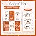 QEYMN Graduation Party Decoration 2025 Graduation Label Stickers 120PCS Congrats Grad Mini Orange Black Candy Wrapper Class Of 2025 Chocolate Bar Sticker Gifts for Graduations Nursing Party Favors Supplies - Image 4