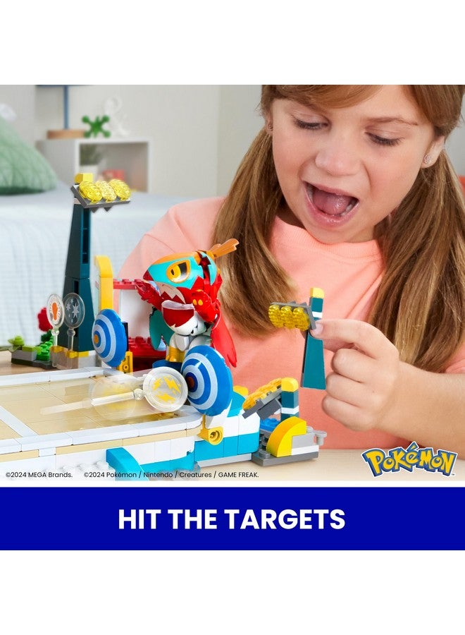Mega Brands MEGA Pokémon Building Toys Set Training Stadium with 1101 Pieces, 5 Poseable Characters and Battle Play, for Kids - Image 5