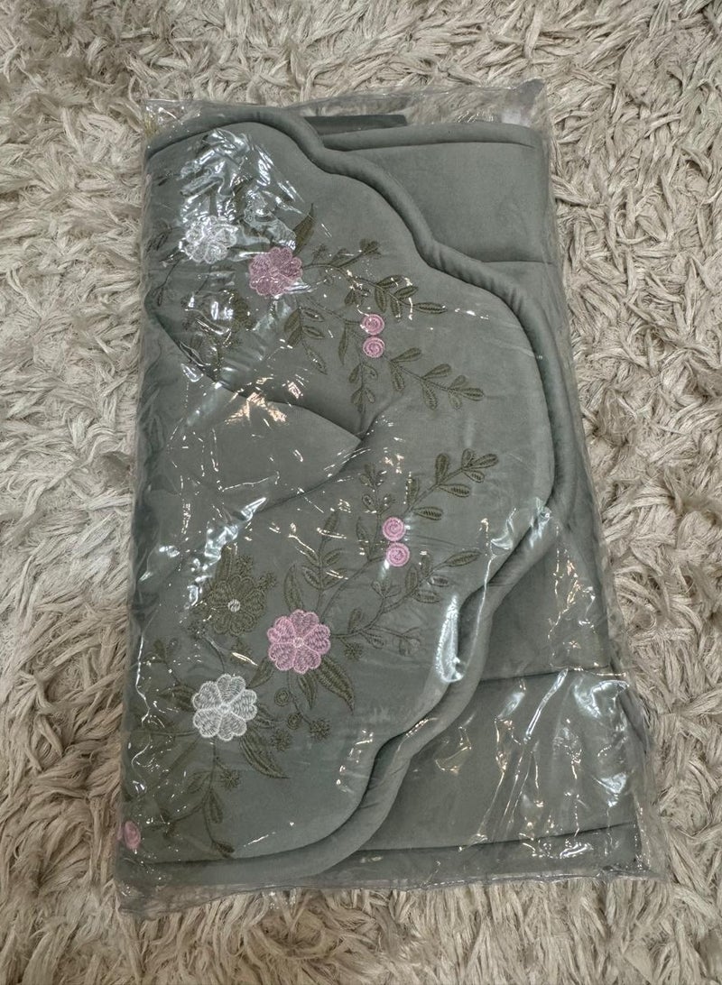 Crushed sponge prayer rug with excellent cold raw mat prayer sheet  - Image 3