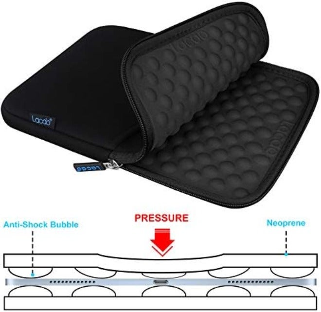 Lacdo Tablet Sleeve Case for 11 inch iPad A16 / 11 inch iPad Air M4 M3 M2 / 11" iPad Pro M5 M4 / 10.9" iPad /10.2" iPad /10.9" ipad Air / 11 Inch Samsung Galaxy Tab A9+ Bag, Fit Magic Keyboard, Black - Image 4