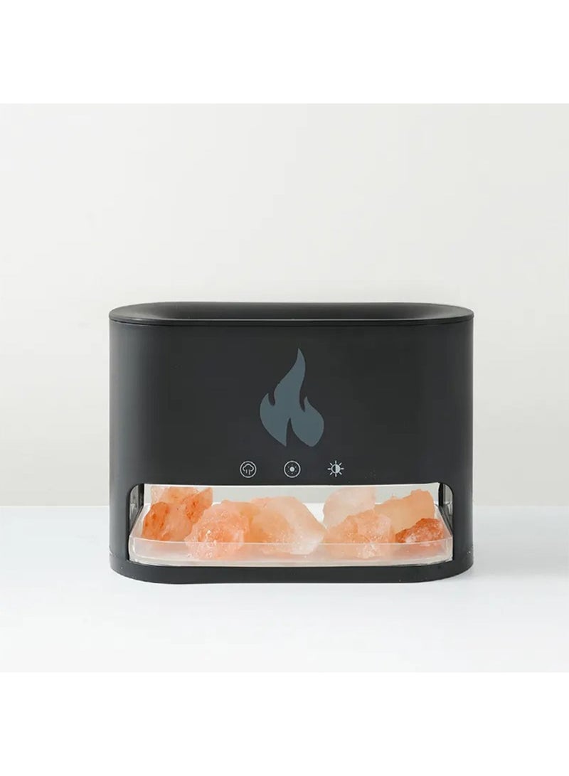 GT-Wheel Aroma Oil diffuser Humidifier mini portable with LED Rock flame  - Image 3